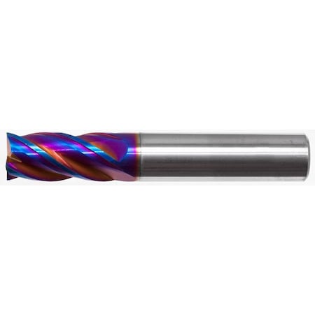 Mastercut Tool Corp. 3x12x3x38 4FL Square Multi-Helix Ultra V4 with Flat, PowerN 550-002W-5